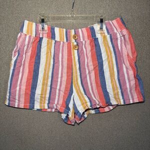 OshKosh B'gosh Colorful Striped High Waist Shorts